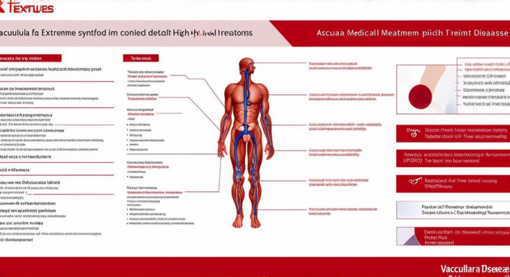 What are the symptoms and treatment options for vascular diseases?